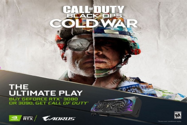 Mua Card đồ hoạ GIGABYTE AORUS RTX 3080 / 3090 - Nhận siêu phẩm Call of Duty: Black Ops Cold War