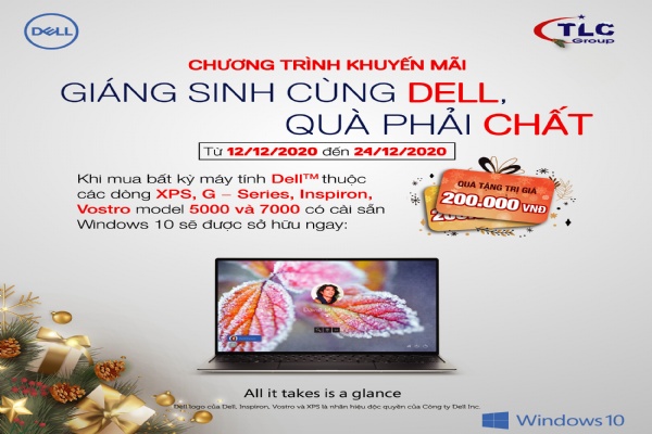 GIÁNG SINH CÙNG DELL, QUÀ PHẢI CHẤT