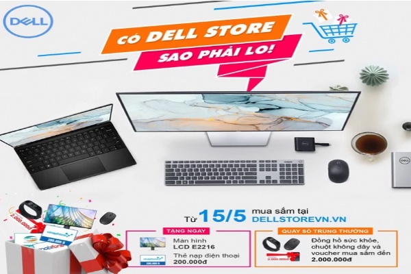 MUA MÁY TÍNH DELL, NHẬN NGAY MÀN HÌNH LCD SIÊU CHẤT