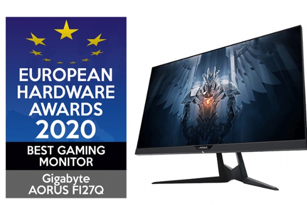 AORUS FI27Q giành giải thưởng phần cứng Châu Âu cho màn hình chơi game xuất sắc nhất
