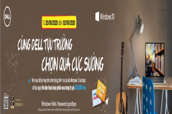 CÙNG DELL TỰU TRƯỜNG, CHỌN QUÀ CỰC SƯỚNG