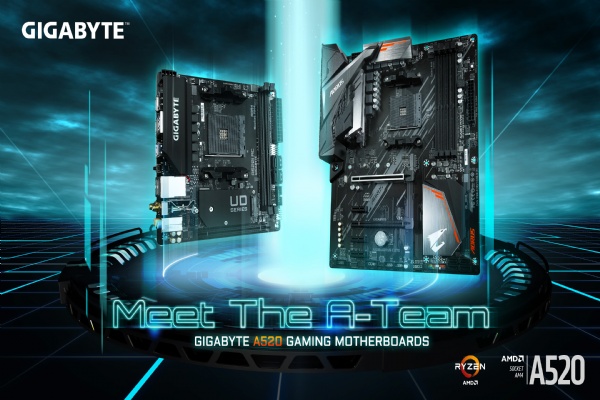 GIGABYTE ra mắt bo mạch chủ chipset AMD A520