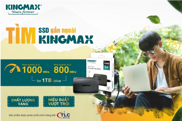 Ra mắt siêu phẩm SSD gắn ngoài Kingmax KE35