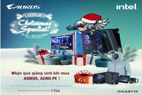 NHẬN QUÀ GIÁNG SINH KHI MUA AORUS / AERO PC