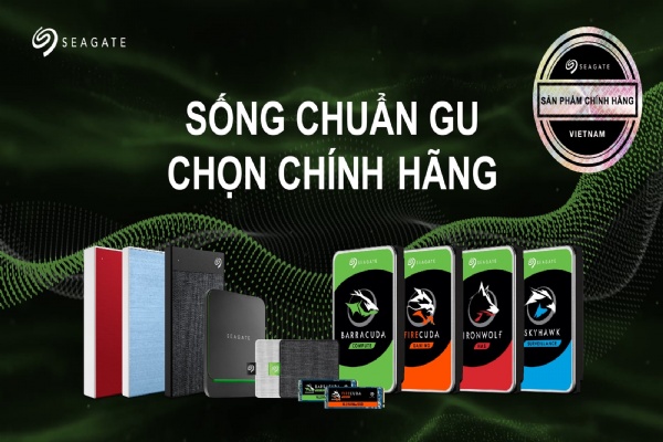 SỐNG CHUẨN GU – CHỌN HÀNG CHÍNH HÃNG SEAGATE