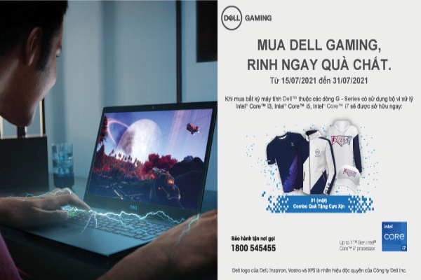 MUA DELL GAMING, RINH NGAY QUÀ CHẤT