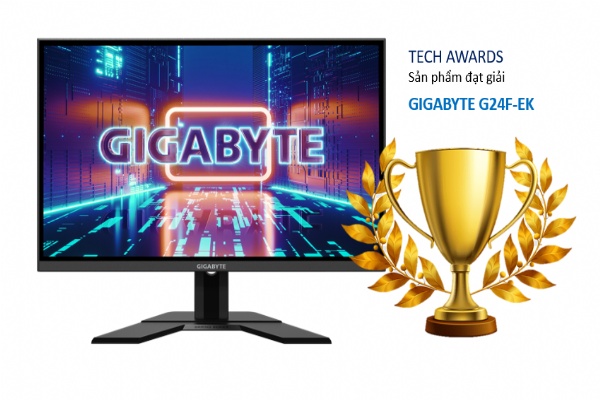 Vì sao màn hình Gigabyte G24F-EK đoạt giải màn hình tốt nhất?