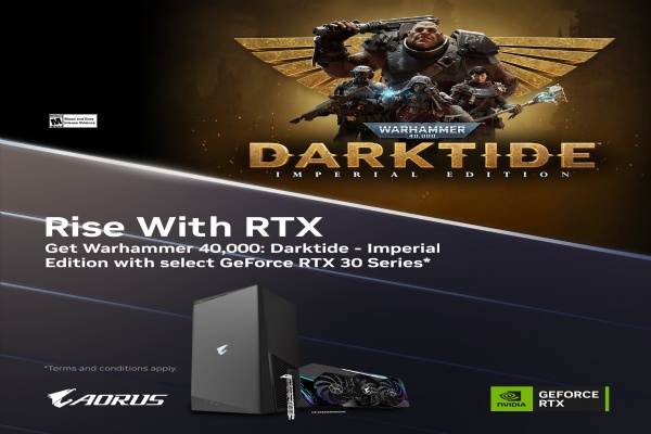 MUA CARD ĐỒ HỌA GIGABYTE AORUS RTX 30 SERIES - NHẬN GAME WARHAMMER 40,000: DARKTIDE - IMPERIAL EDITION