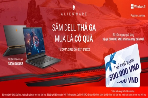 SẮM DELL THẢ GA, MUA LÀ CÓ QUÀ