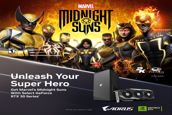 Nhận game Marvel’s Midnight Suns khi mua GIGABYTE AORUS RTX 30 Series