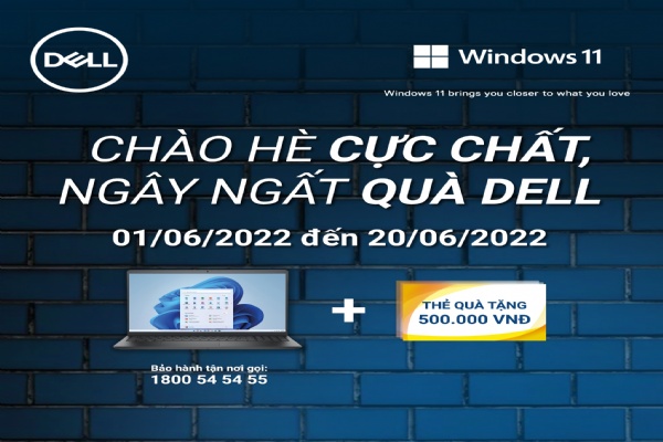 Chào hè cực chất, ngây ngất quà Dell