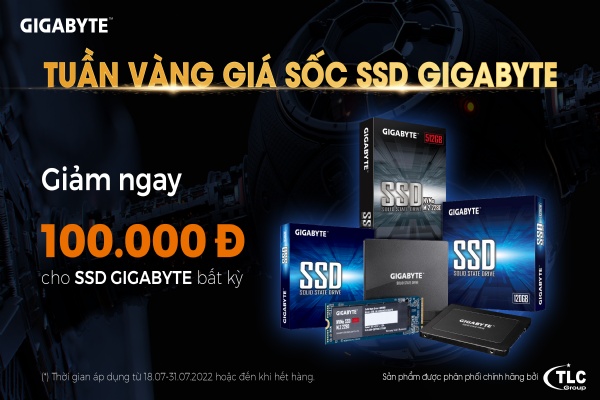 TUẦN VÀNG GIÁ SỐC SSD GIGABYTE