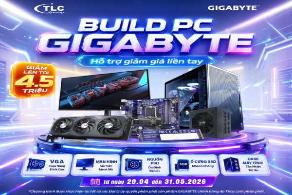 BUILD PC CHẤT – NHẬN NGAY ƯU ĐÃI LIỀN TAY CÙNG SIÊU PHẨM GIGABYTE!
