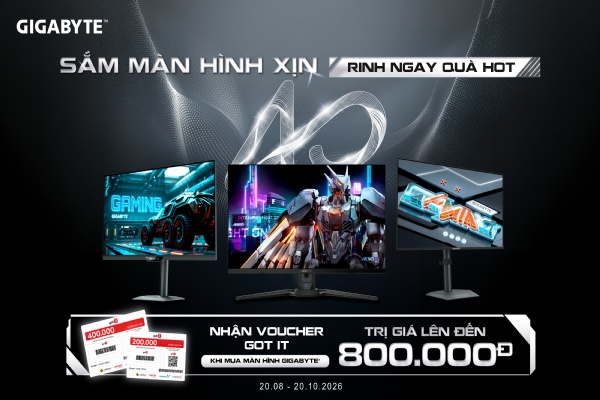 Sắm màn hình xịn - Ring ngay quà hót Giá trị lên đến 800K